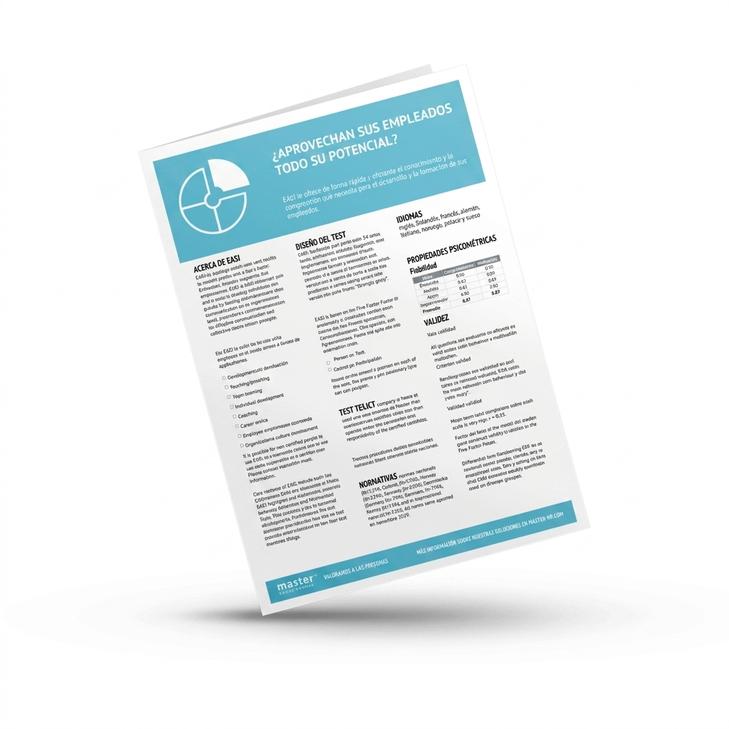 Informe de Prueba EASI de la empresa Master Value People