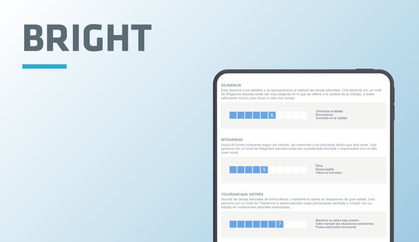Prueba Cognitiva BRIGHT de Master