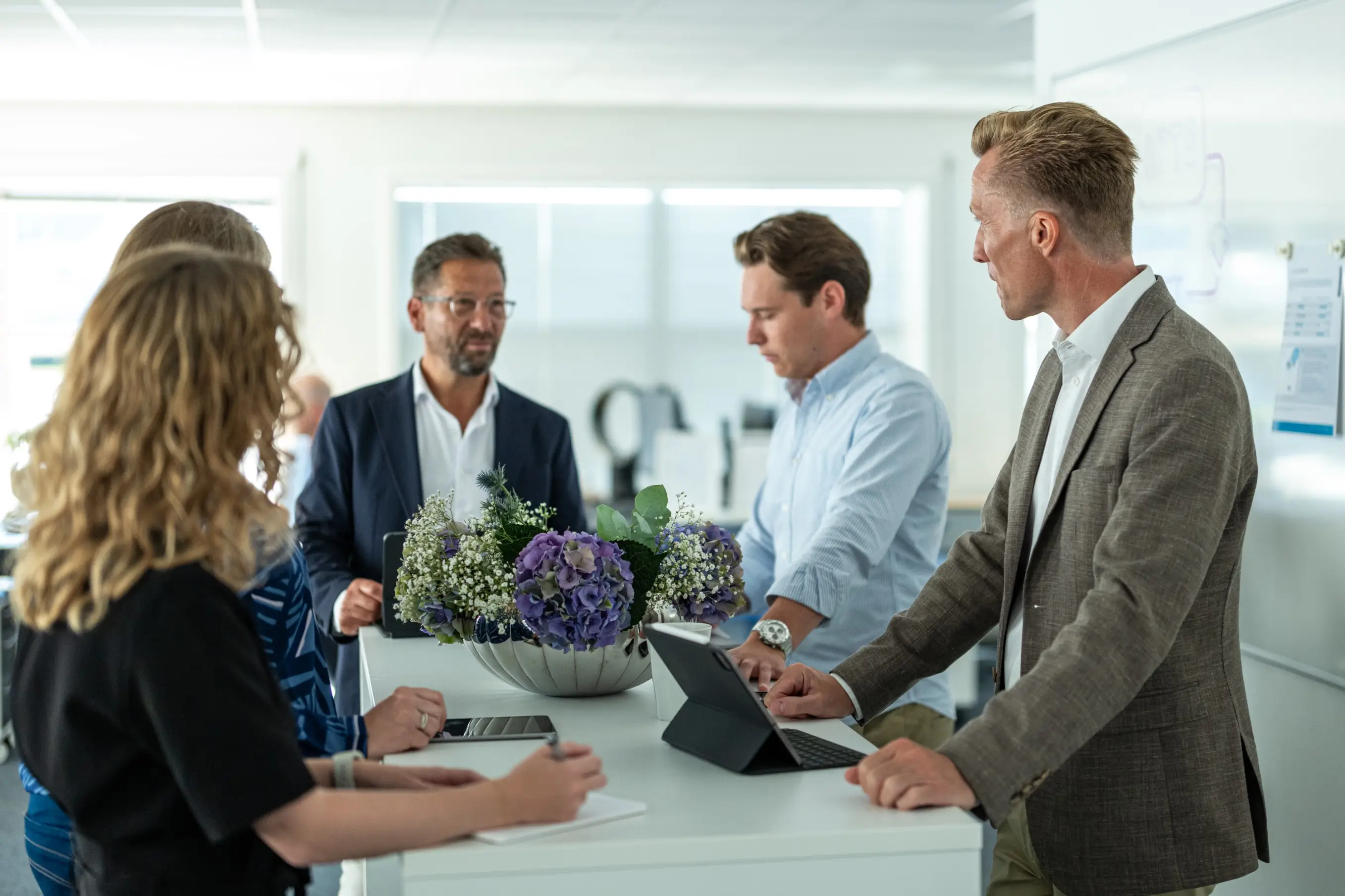 Master Meeting in the office
